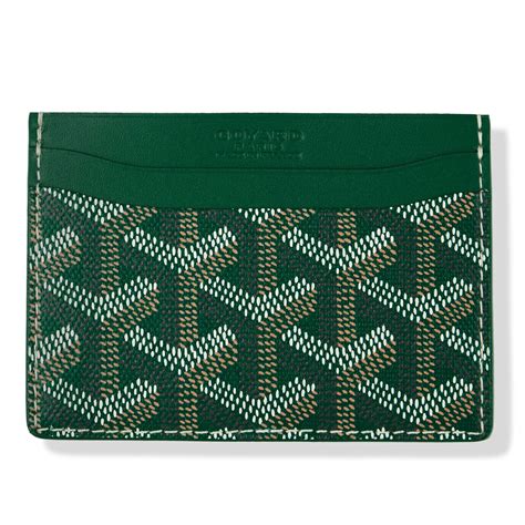 goyard green card case|Goyard st sulpice card holder.